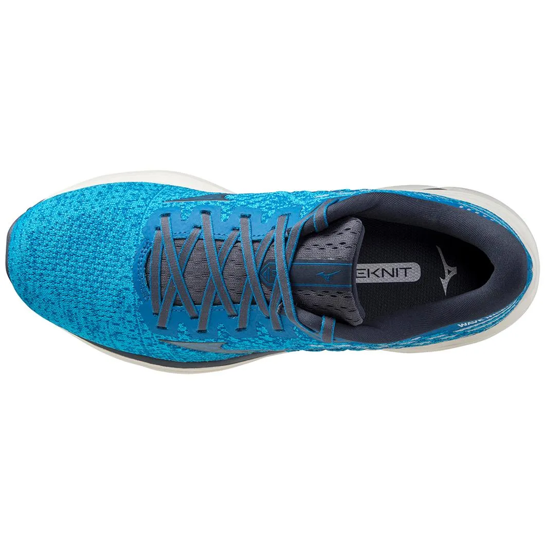 Mizuno Men's Wave Inspire 17 WAVEKNIT 5FRE Mykonos BlueOmbre Blue