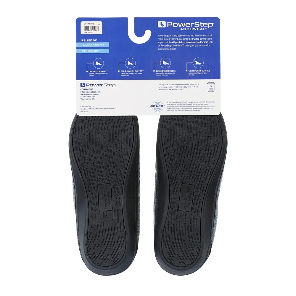 ?POWERSTEP Twin Gore Men\'s Slipper PowerStep ArchWear Twin-Gore Orthotic Slippers for Men  main image 3