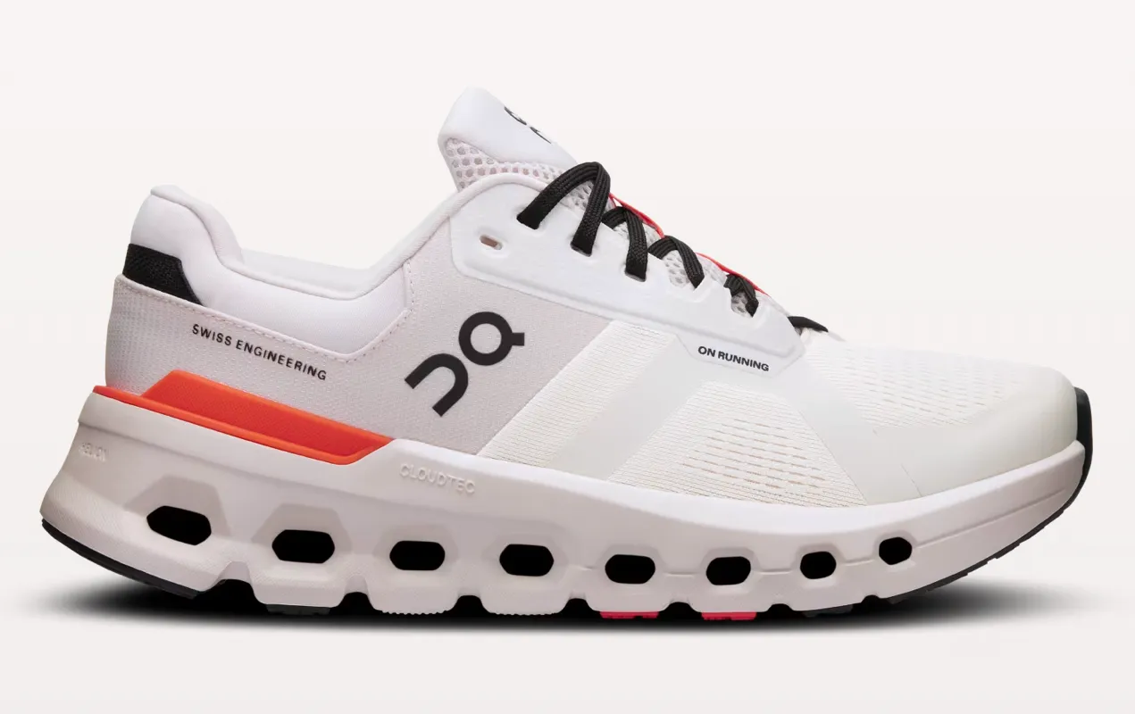 値下！　On Cloudrunner 27cm 【新品未使用】ホワイト/オレンジ On オン（On）（レディース）ランニングシューズ クラウドモンスター