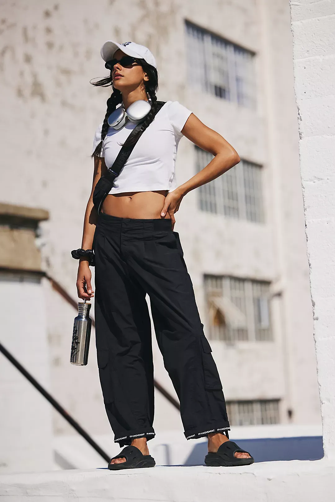 Pantalon Jogger Free People FP Movement - Noir - Taille M - Élastique Avec Cordon - Neuf Avec étiquettes (NWT)