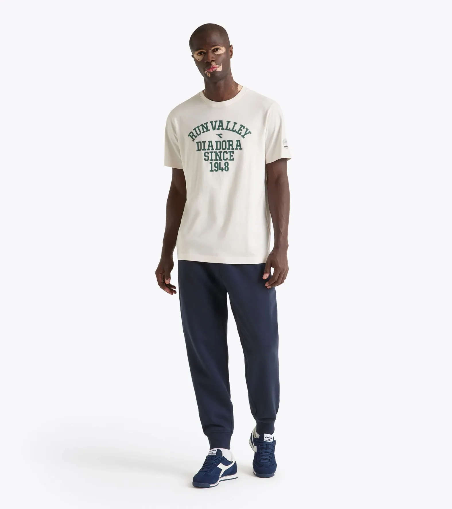 Diadora T-SHIRT SS RUN VALLEY Whisper White