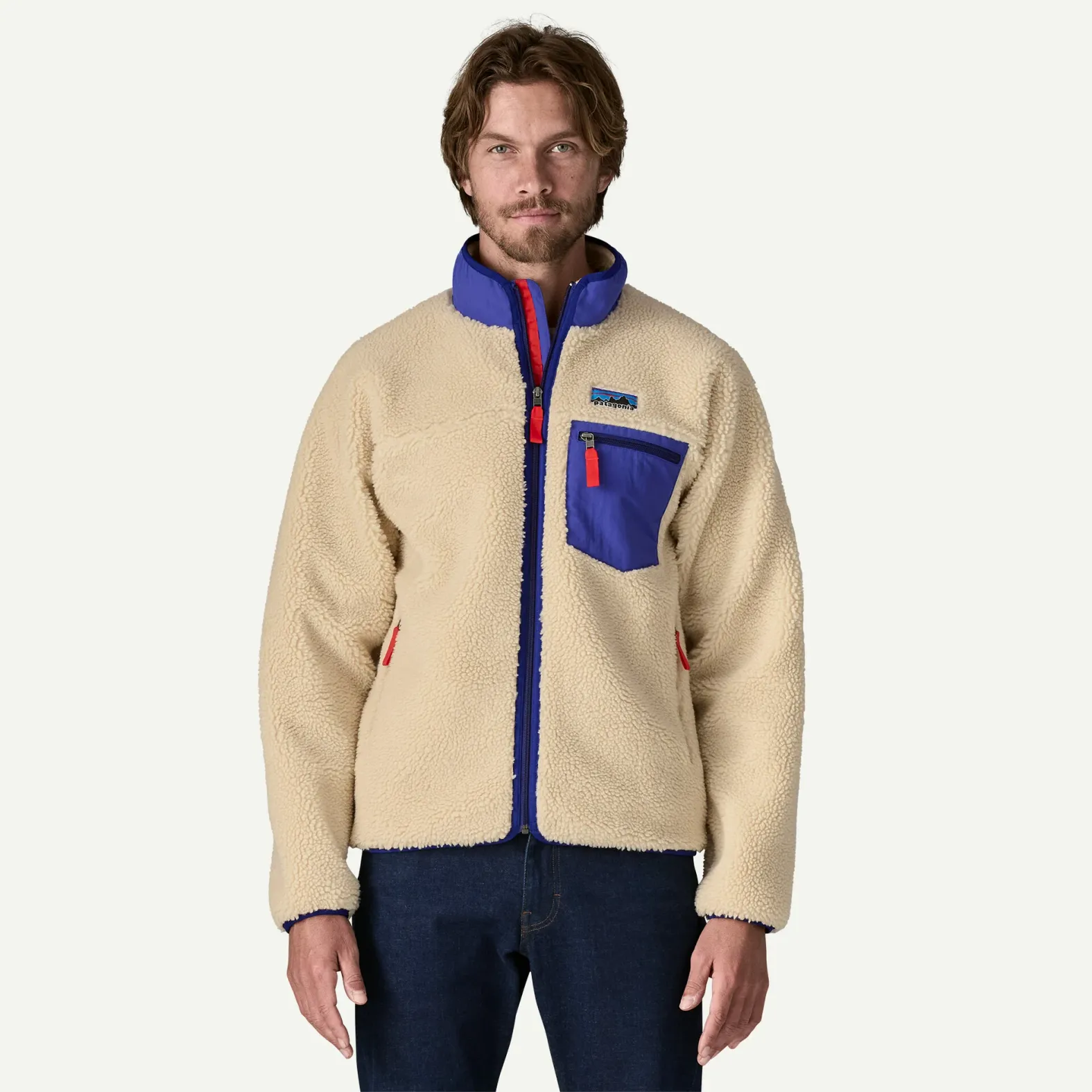 Patagonia Men's Classic Retro-X® Fleece Jacket Dark Natural