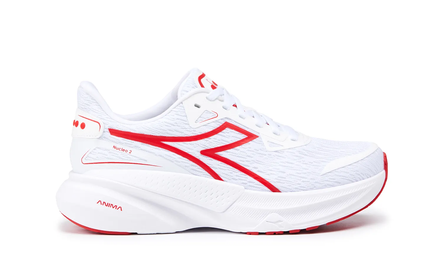 Diadora Women's Equipe Nucleo 2 White/Fiery Red