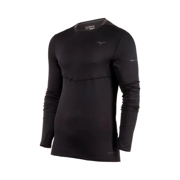 Mizuno Men's Breath Thermo Long Sleeve Black