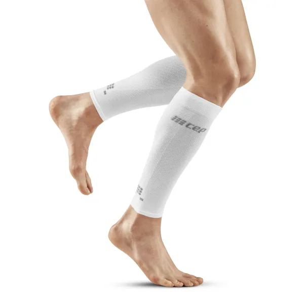 CEP Men's Ultralight Compression Calf Sleeves White