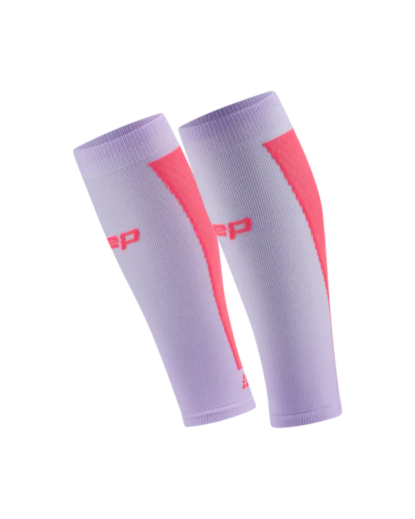 CEP Women's CORE RUN ULTRALIGHT CALF COMPRESSION SLEEVES Lilac/Pink