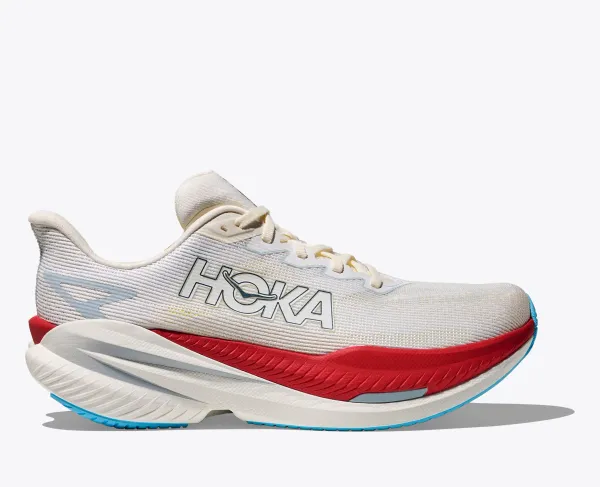 Hoka Men's Mach X 3 White/Alabaster
