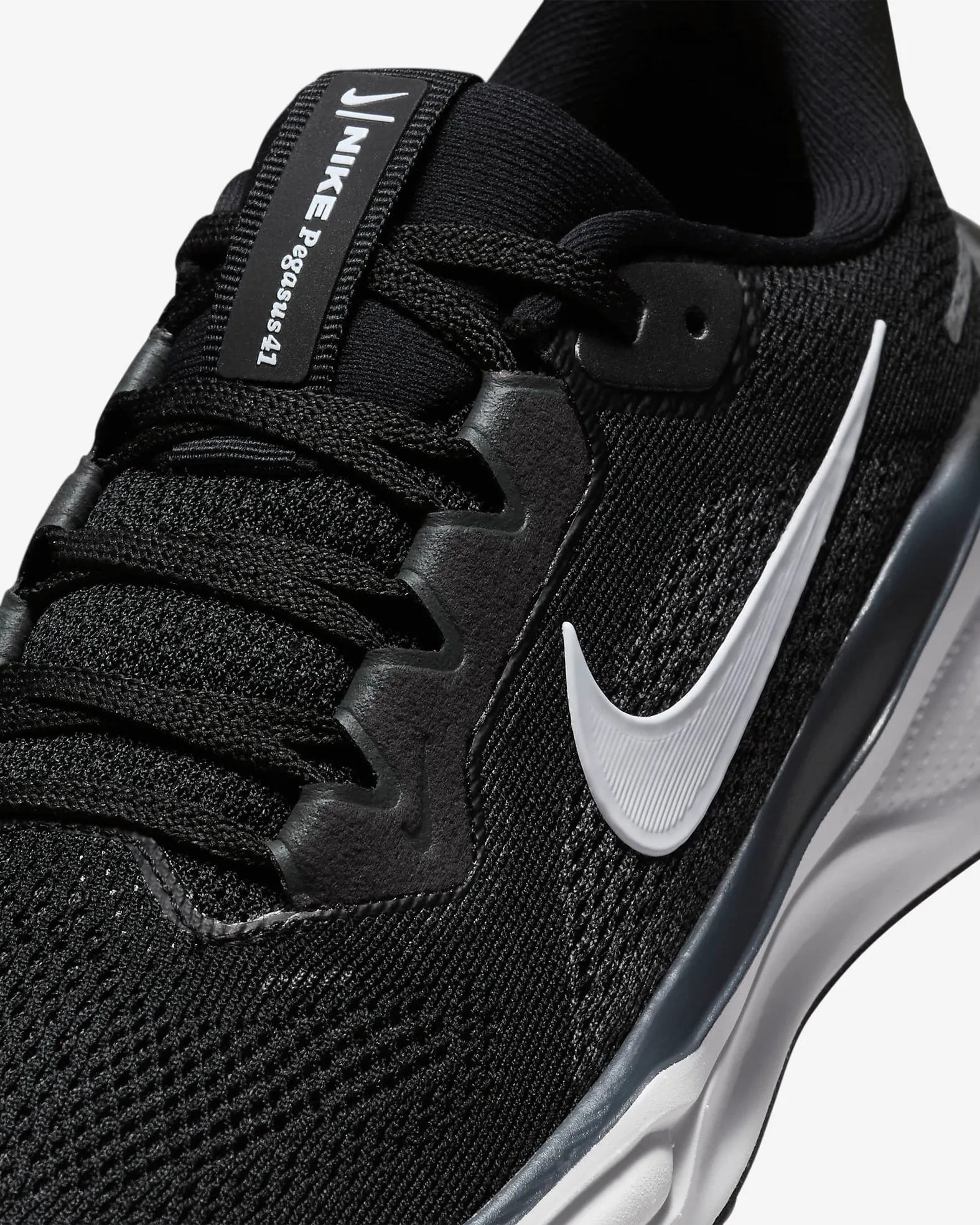 Nike Air Zoom Pegasus 41 Black Youth Runner Size 4.5Y Nike Youth Pegasus 41 Black/White/Anthracite main image 2