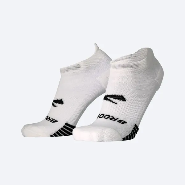 BROOKS Ghost Lite No Show 2-Pack White