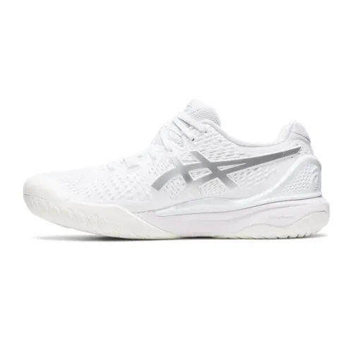 Asics Women's Gel-Resolution 9 White/Pure Silver