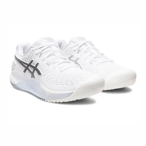 Asics Women's Gel-Resolution 9 White/Pure Silver