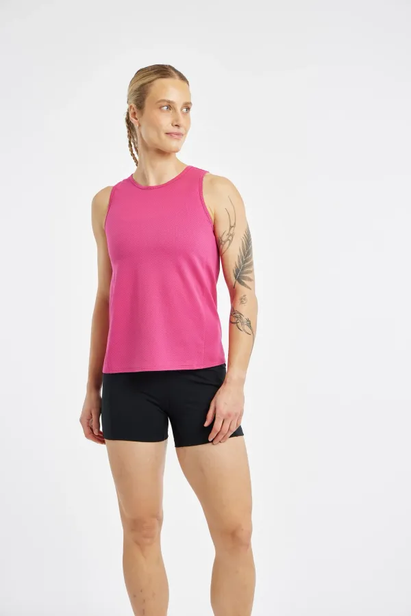 Oiselle Women's Flyout Trail Tank Power Pink
