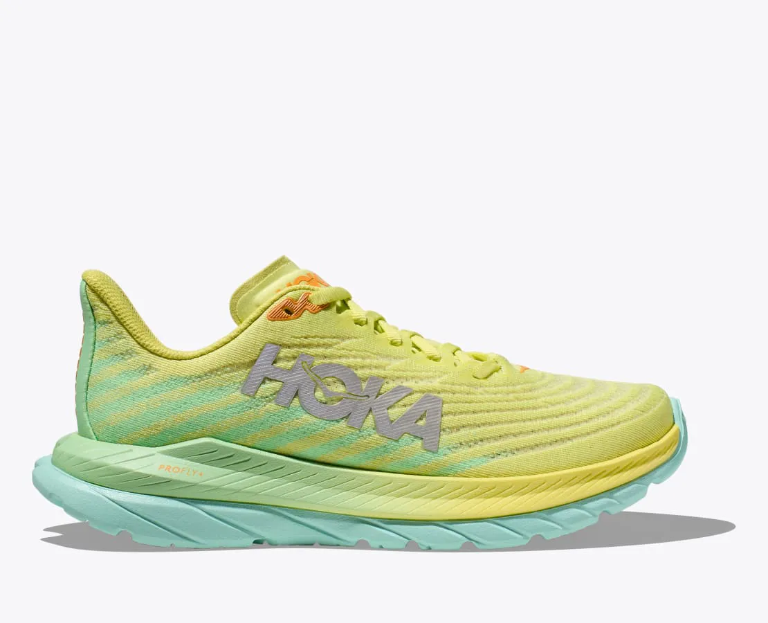 Hoka Women's Mach 5 Citrus Glow/Lime Glow
