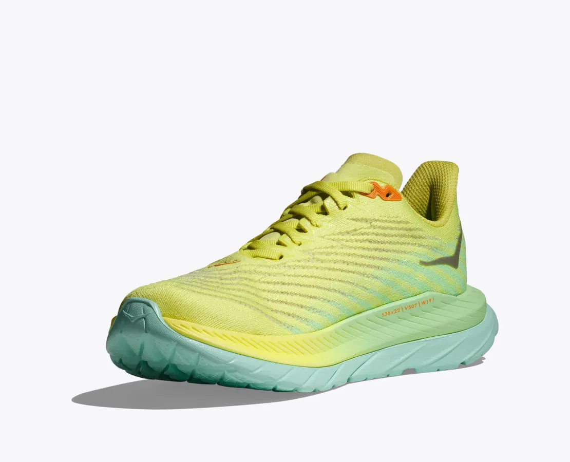 Hoka Women's Mach 5 Citrus Glow/Lime Glow