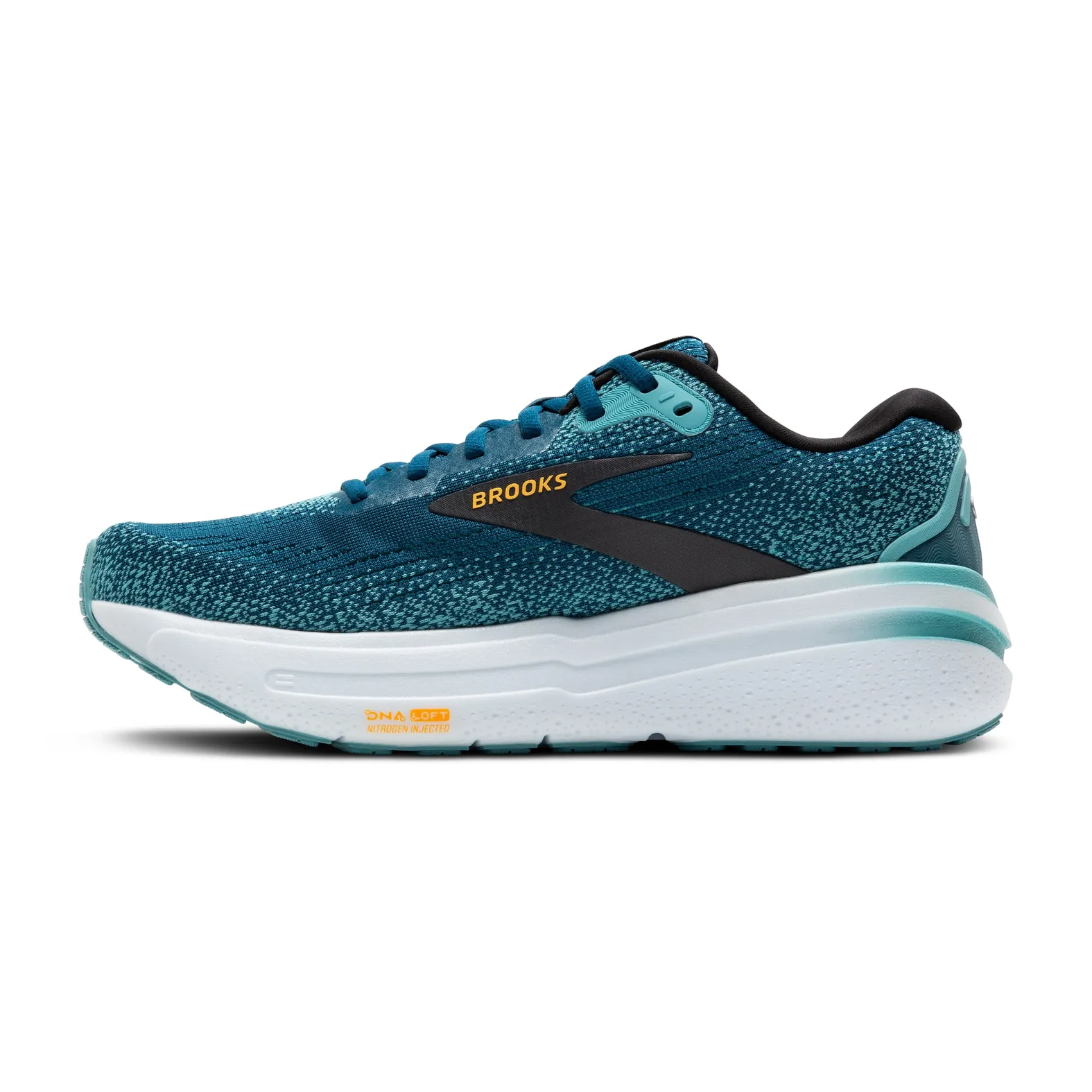 BROOKS Men's Ghost Max 2 Moroccan Blue/Aqua/Orange Pop