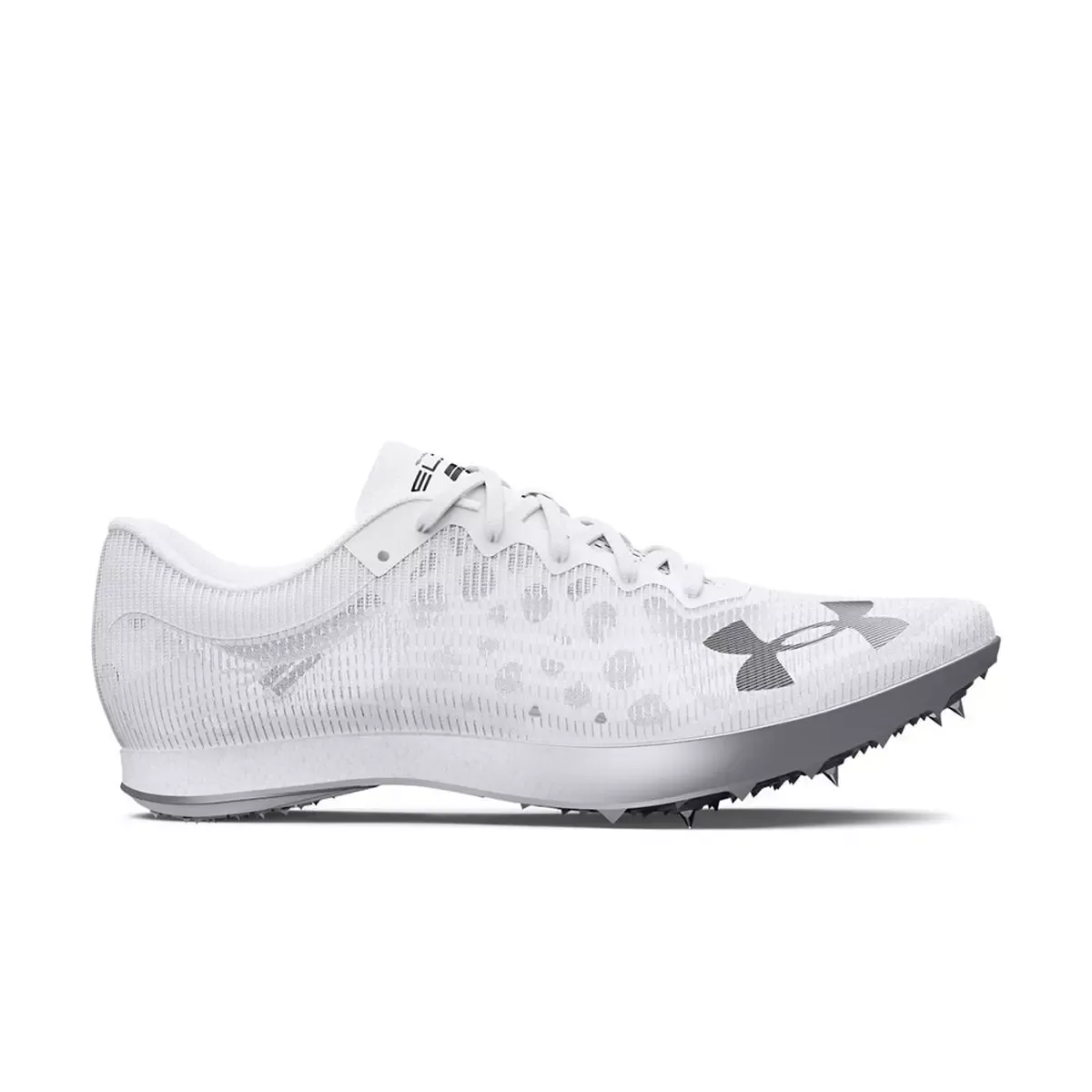 UNDER ARMOUR Unisex Shakedown Elite BRZ Track Spikes White/Grey