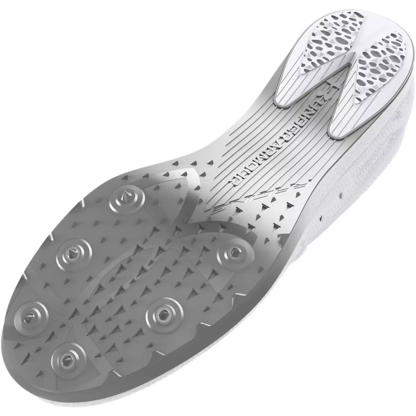 UNDER ARMOUR Unisex Shakedown Elite BRZ Track Spikes White/Grey