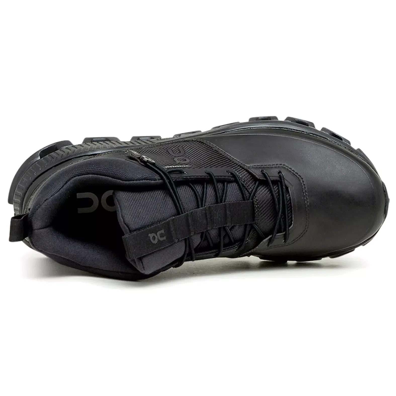 ON Running Mens Cloud Hi Textile Synthetic Trainers, Navy, 10 price in
