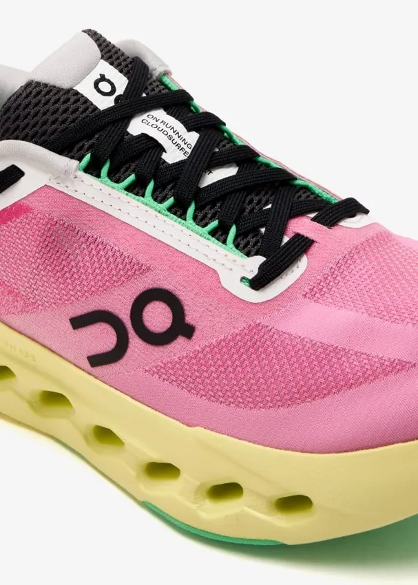 【美品】On Cloudsurfer ランニングシューズ ピンク ON RUNNING Women's Cloudsurfer Next PINK/LIMELIGHT
