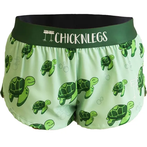CHICKEN LEGS Women's 1.5" Shorts Sea Turtles