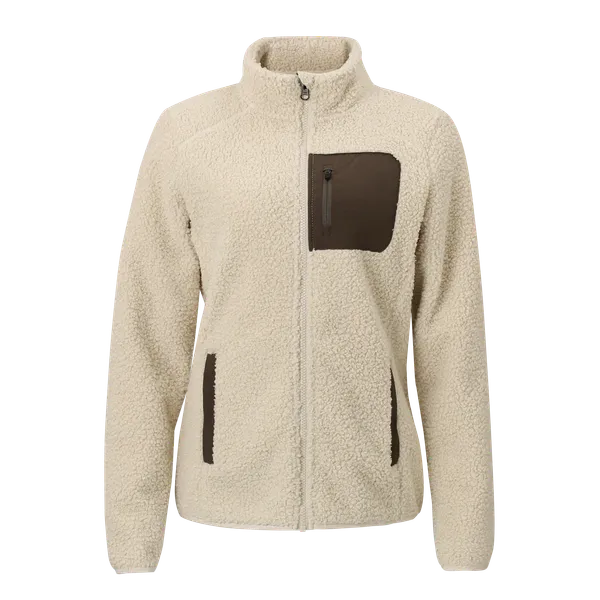 The RAC Collective W Sherpa Jacket Bone White