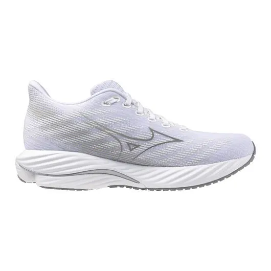 MIZUNO Men's WAVE RIDER 28 WHITE-ULTIMATE GREY