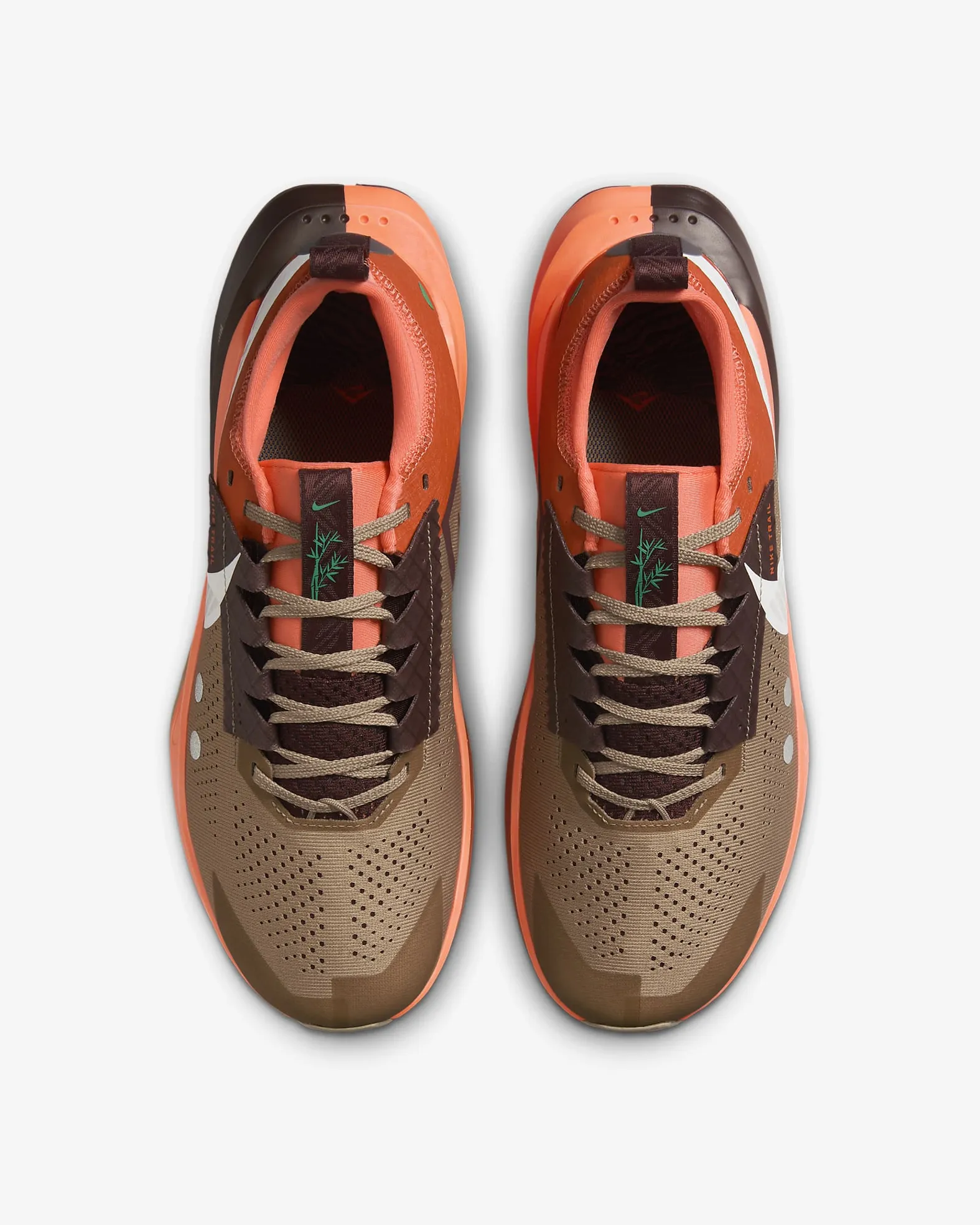 Nike Men's Zegama Trail 2 Khaki/White-Hyper Crimson
