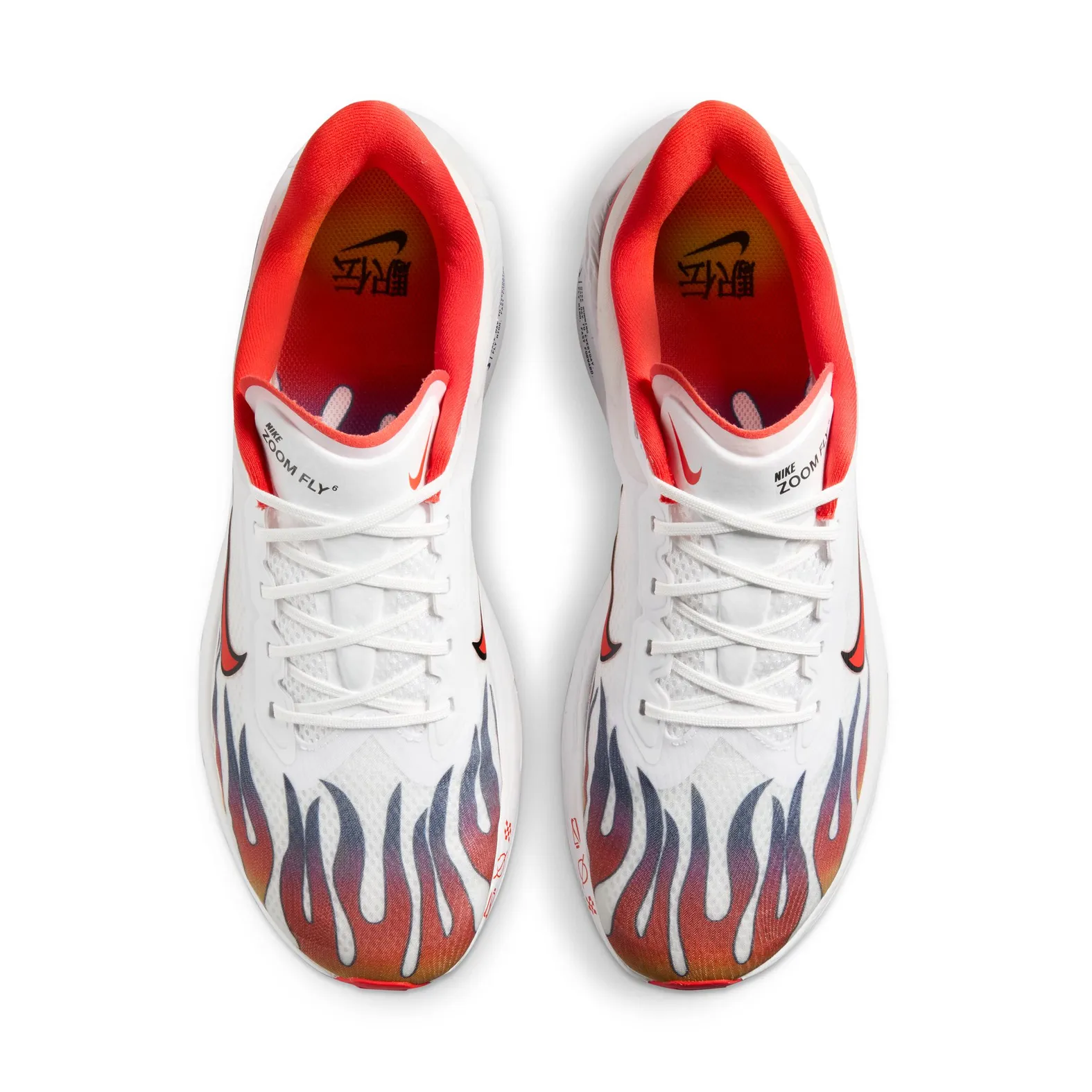 NIKE ZOOM FLY 6 ホワイト/ブラック/シルトレッド　27cm Nike Men's Zoom Fly 6 PRM WHITE HABANERO RED-BLACK