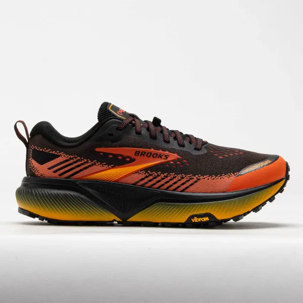 BROOKS M CASCADIA BLACK/TIGERLILY/ORANGE