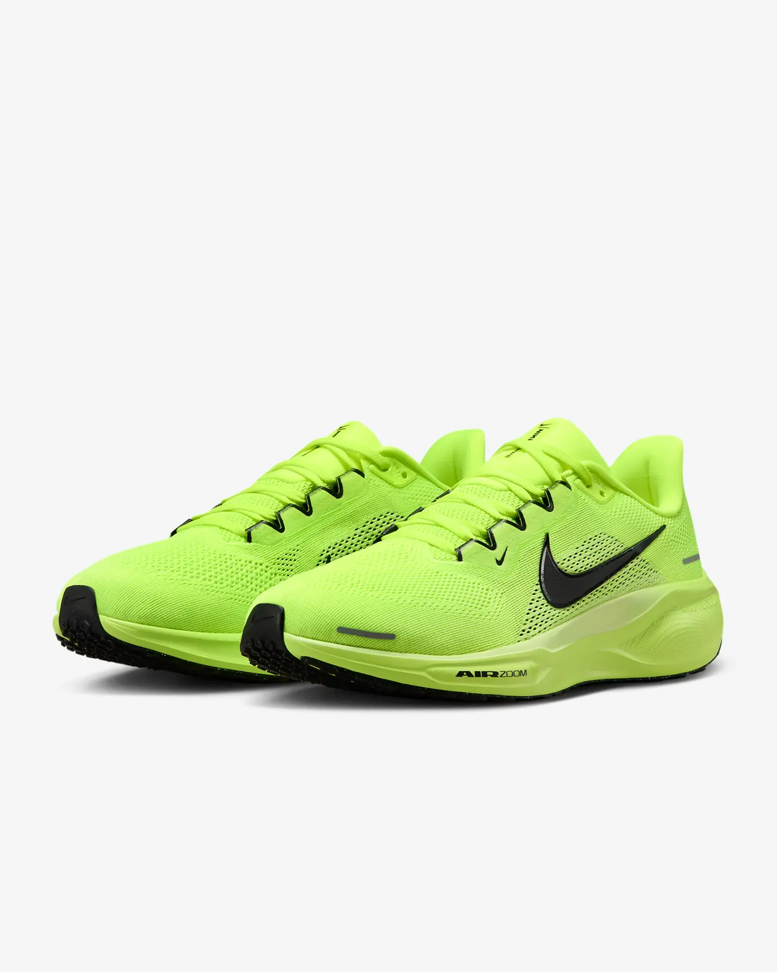 nike neon sports shoes