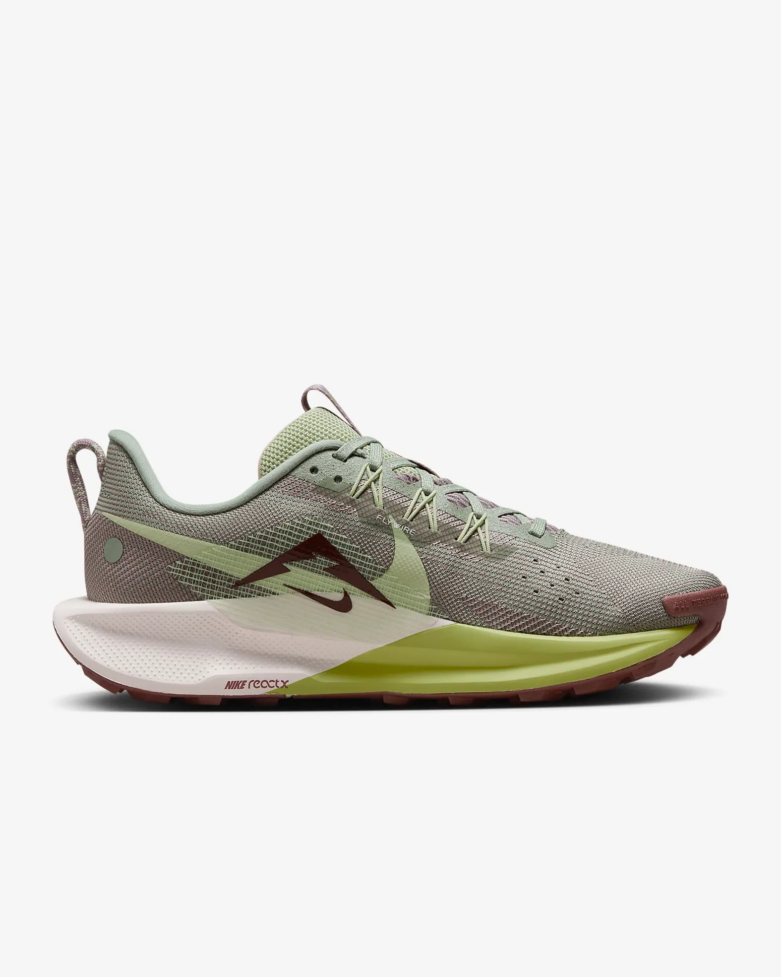 Nike Women's ReactX Pegasus Trail 5 300 Jade Horizon/SailCrimson Tint