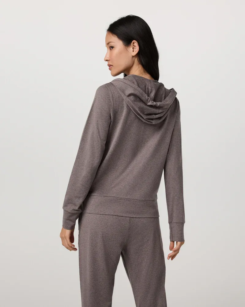 Vuori Women's Halo Performance Hoodie 2.0 Huckleberry Heather
