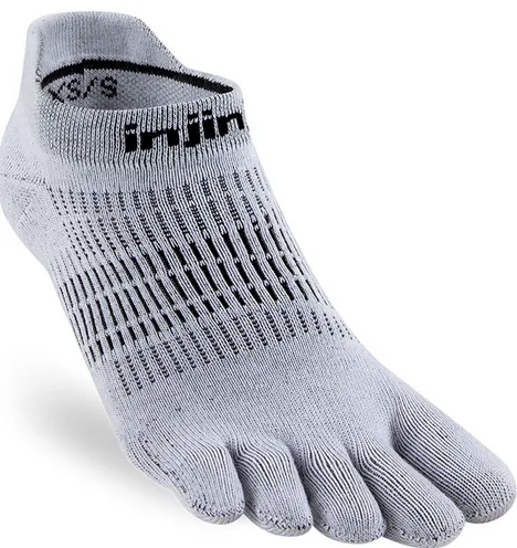 Injini Women's Run Lightweight No-Show Gray