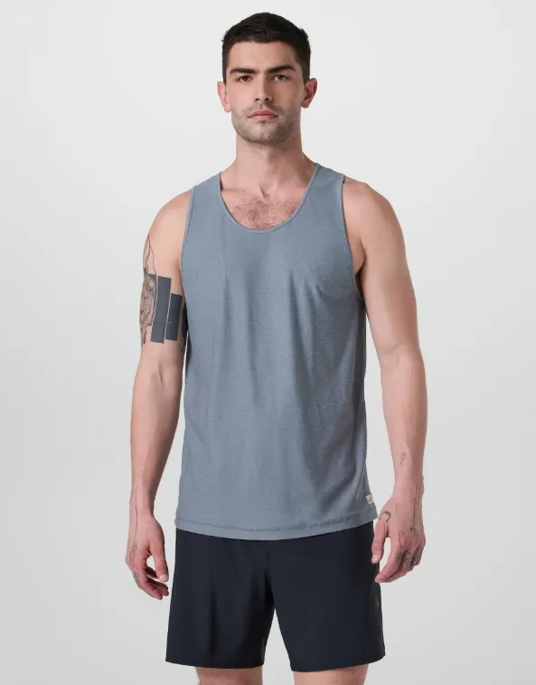 VUORI MEN'S STRATO TECH TANK BLUE