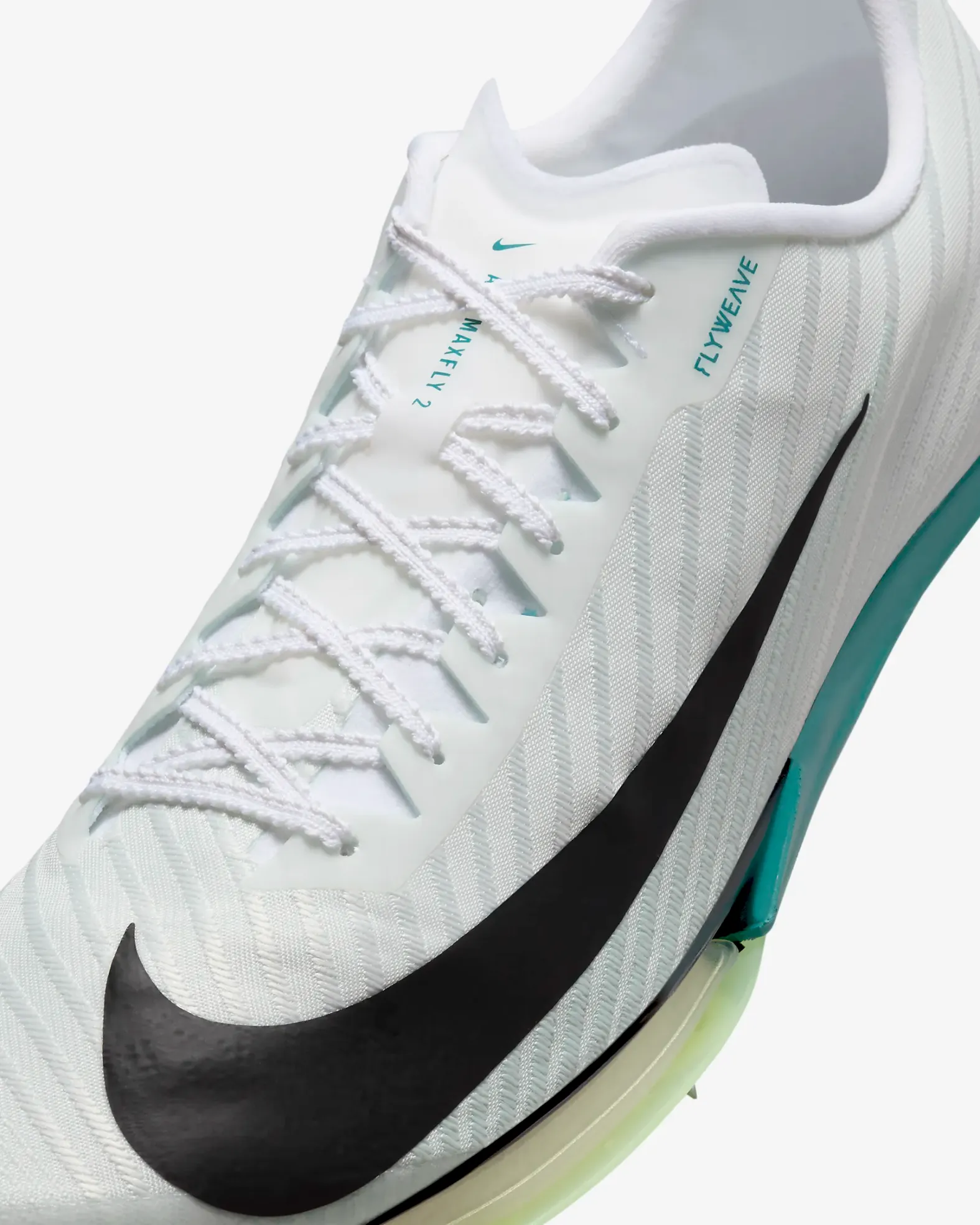 Nike Maxfly 2 Sprinting Track & Field Spike - White/Bright Spruce