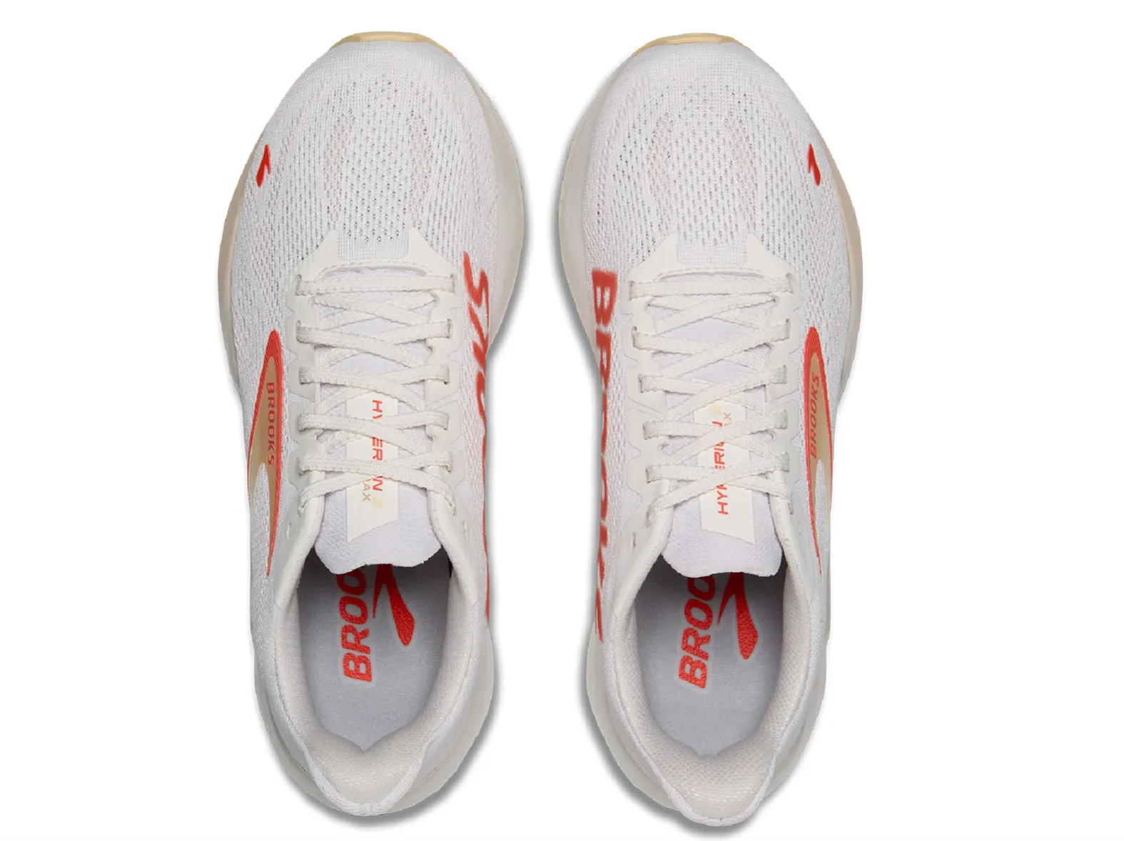 BROOKS Women's Hyperion Max 2 White/Peach/Coral