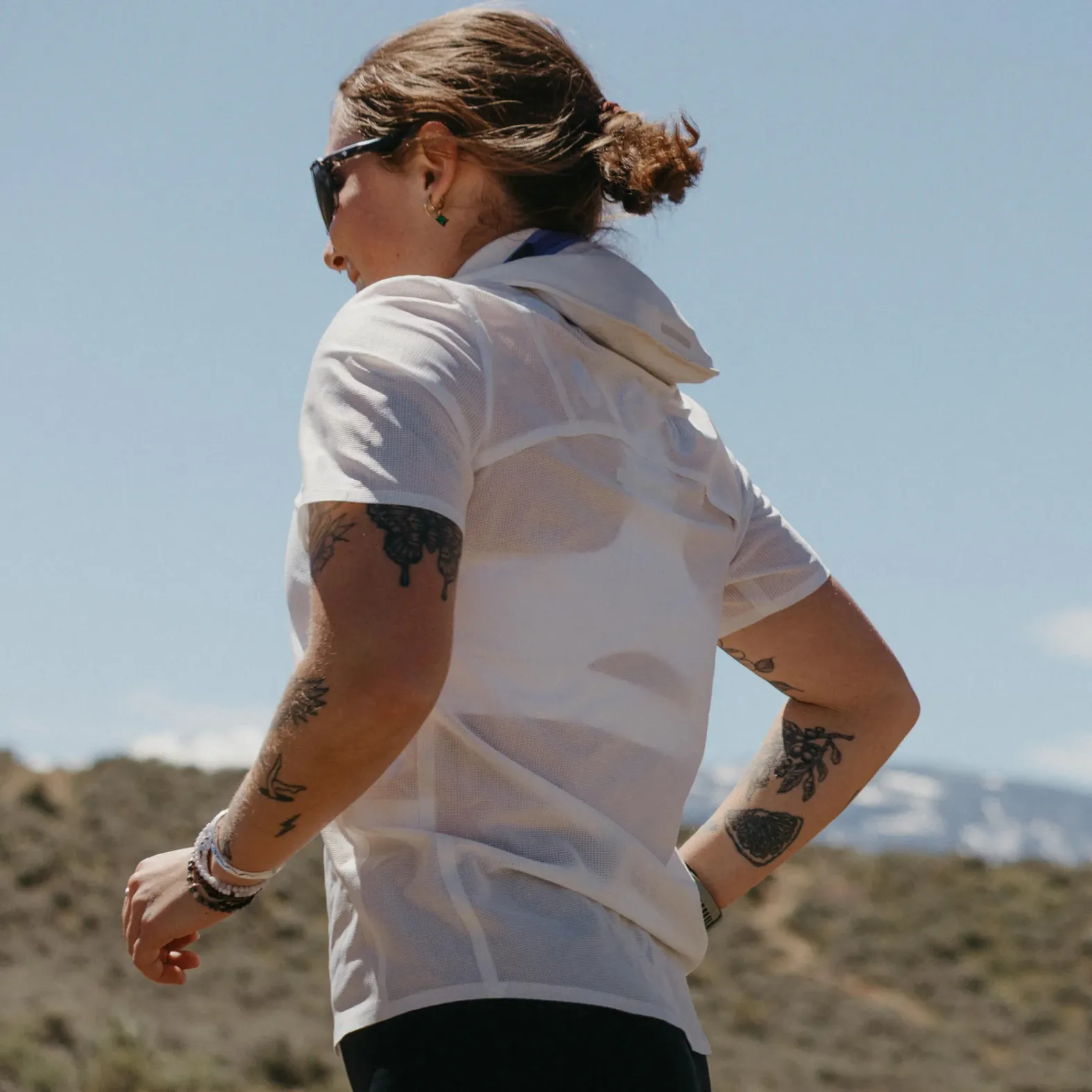 East Peak Ice Bandana v2 - White/Purple