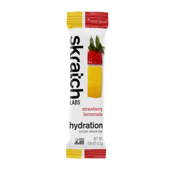 Skratch Labs SKRATCH HYDRATION SINGLES STRAWBERRY LEMONADE