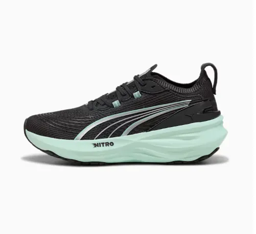 PUMA Women's ForeverRun Nitro 2 Puma Black-Mint Melt