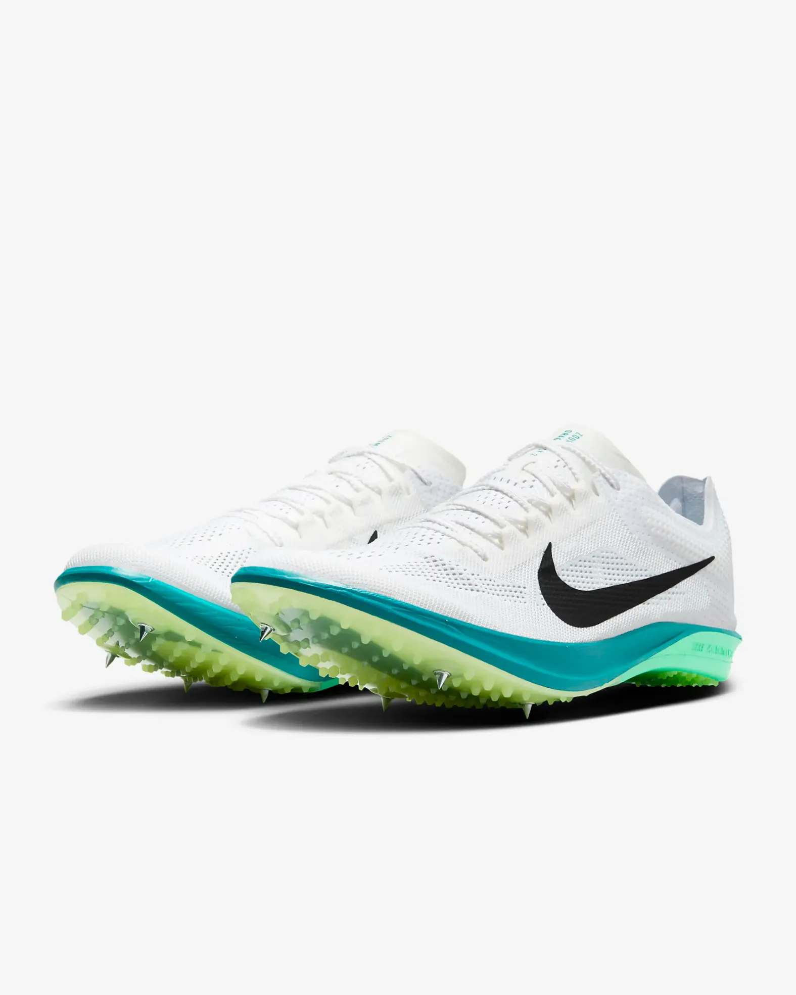 Nike Men's ZoomX Dragonfly 2 White/Black/Bright Spruce/Electric Algae
