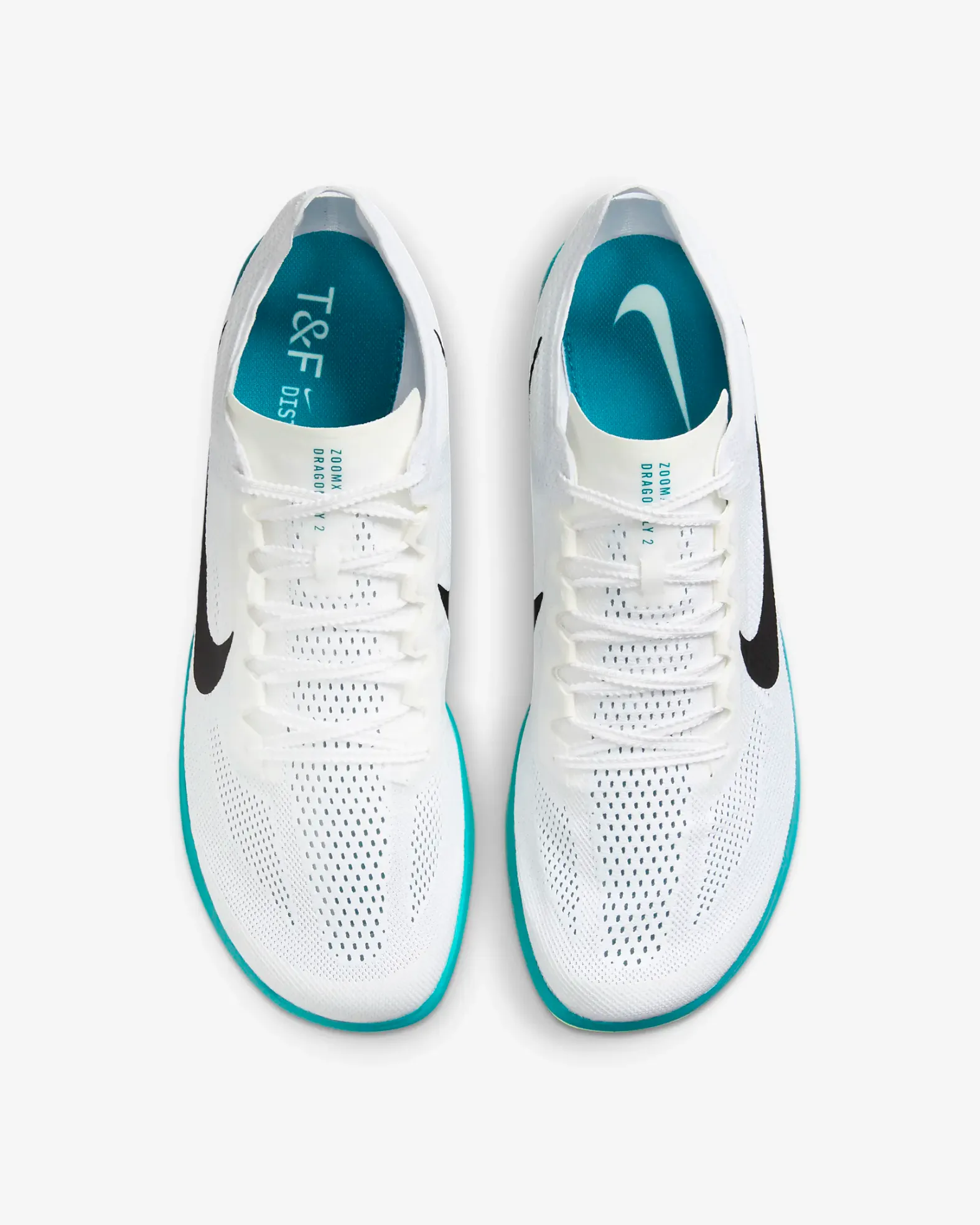 Nike Men's ZoomX Dragonfly 2 White/Black/Bright Spruce/Electric Algae