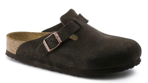 Birkenstock Boston Suede SFB men Mocha