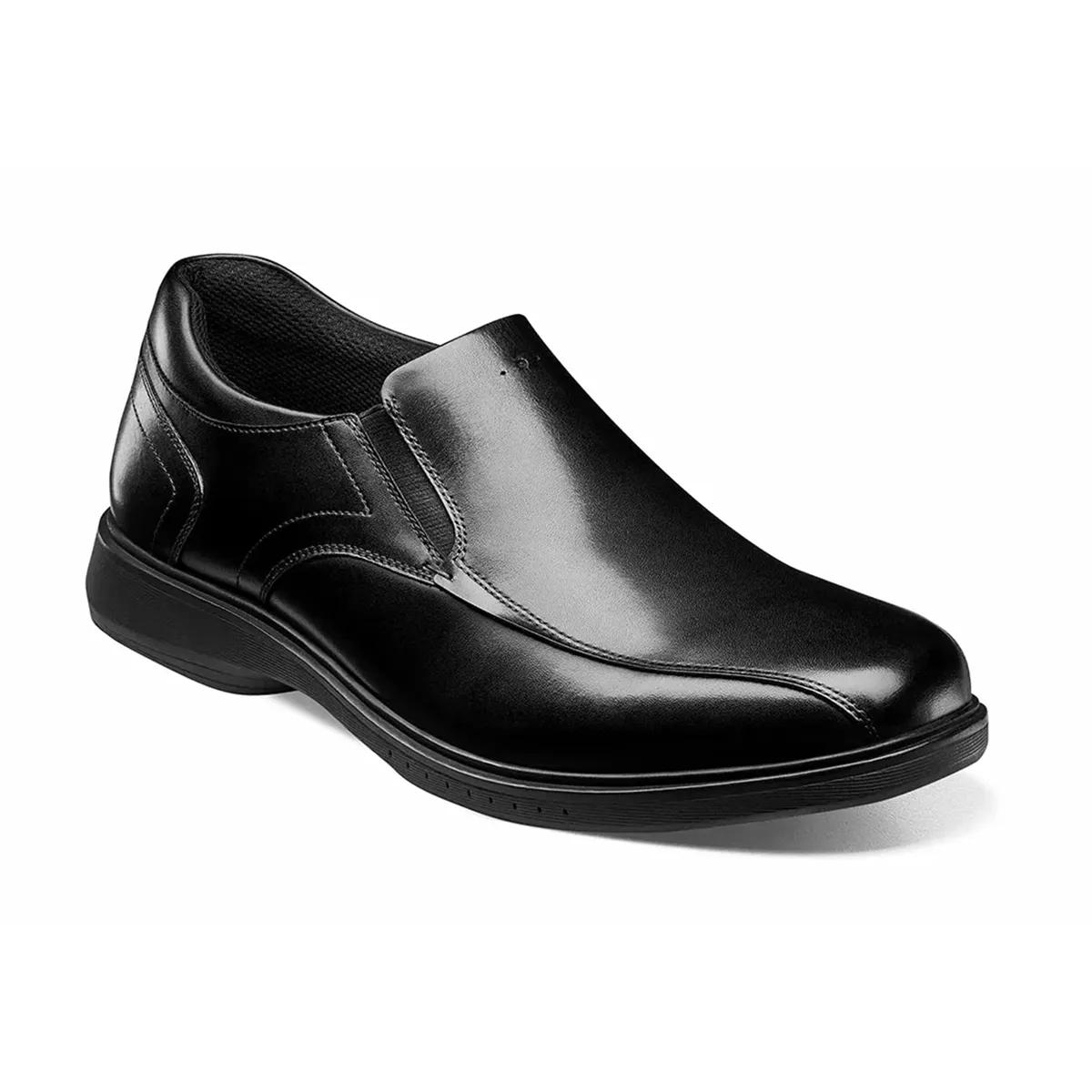 Nunn Bush Men's Kore Pro Bike Toe Slip-On Black