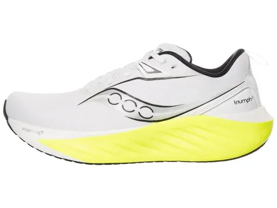 Saucony triumph 22 ホワイト/シトロン SAUCONY Men's TRIUMPH 22 White/Citron