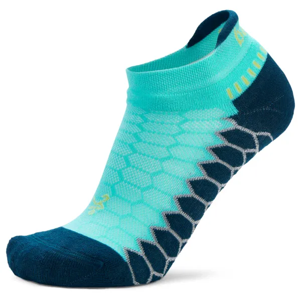 BALEGA Silver No Show Socks Teal