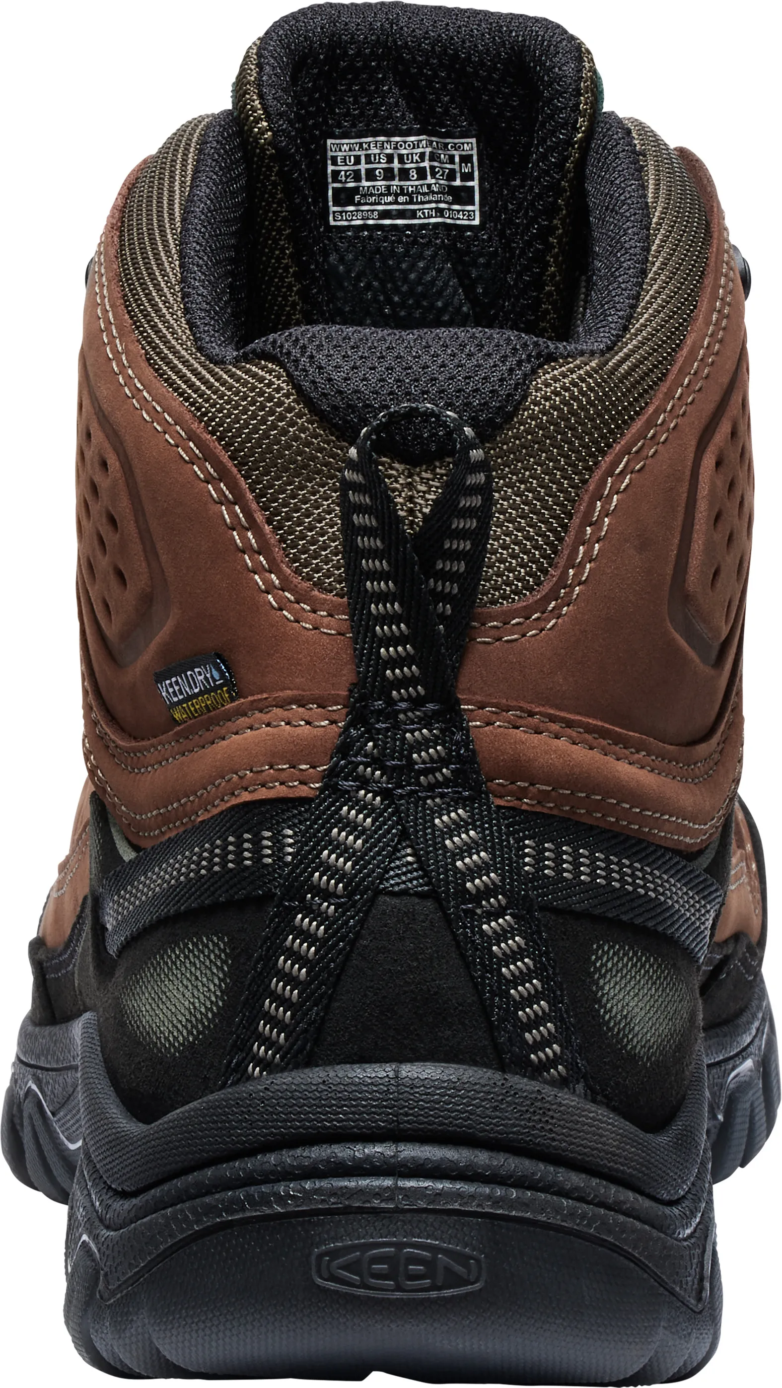 Keen Men\'s Targhee IV Waterproof Hiking Boot Bison Sz 9.5  ( No shoe strings) Men main image 2