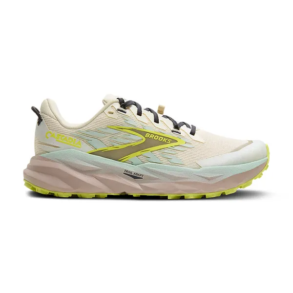 Brooks Women's Cascadia 19 Coconut/Misty Blue/Ebony