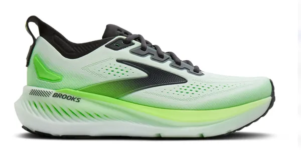 BROOKS Men's Glycerin 23 White/Phantom/Green Gecko