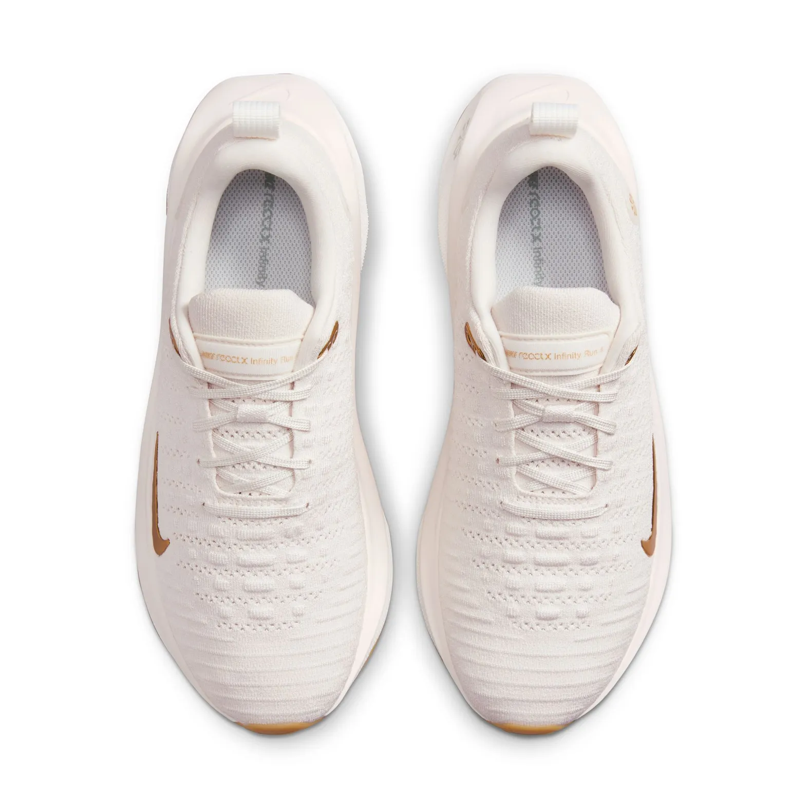 womens white and gold nike shoes