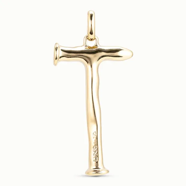 UNOde50 Gimme an Initial Charm Gold T